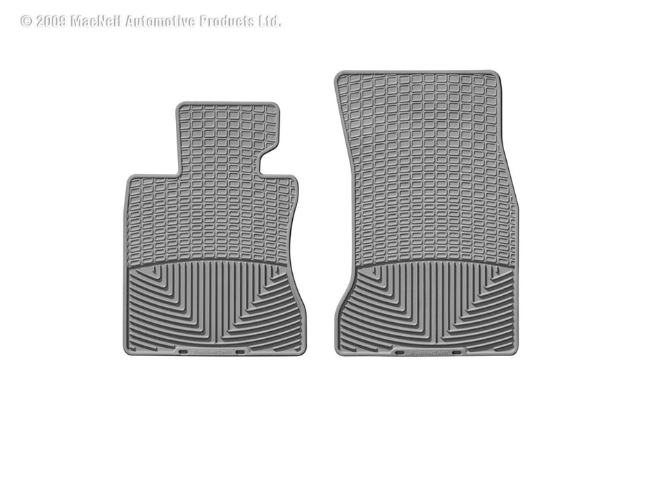 Weathertech W62GR - All Weather Floor Mats Gray Front - Truck Part Superstore