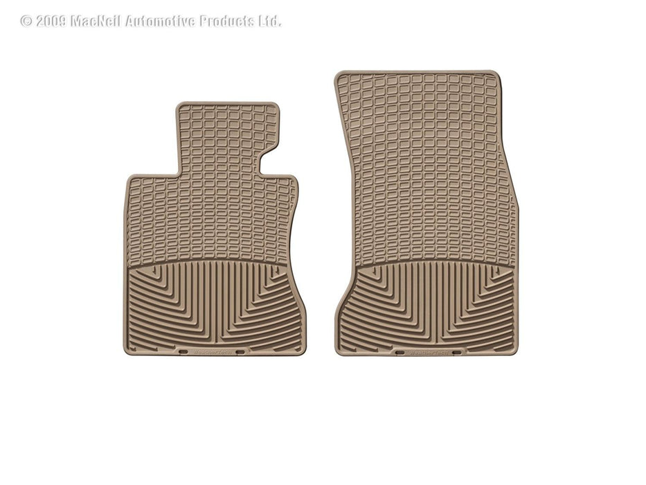 Weathertech W62TN - All Weather Floor Mats Tan Front - Truck Part Superstore
