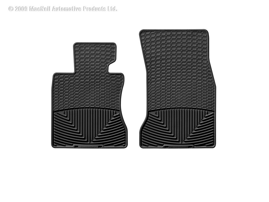 Weathertech W62 - All Weather Floor Mats Black Front - Truck Part Superstore