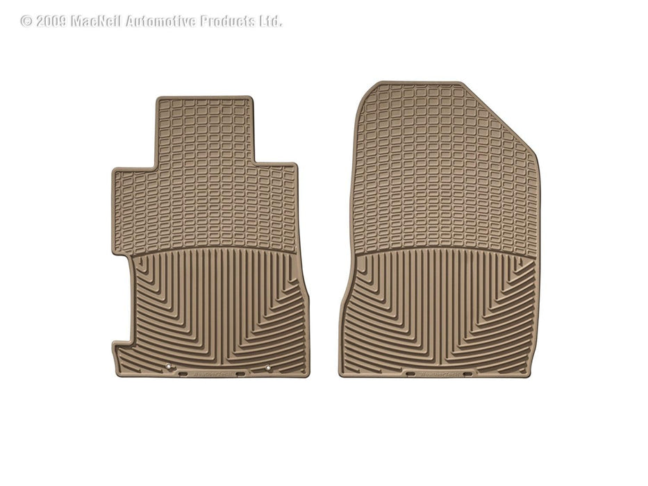 Weathertech W65TN - All Weather Floor Mats Tan Front - Truck Part Superstore