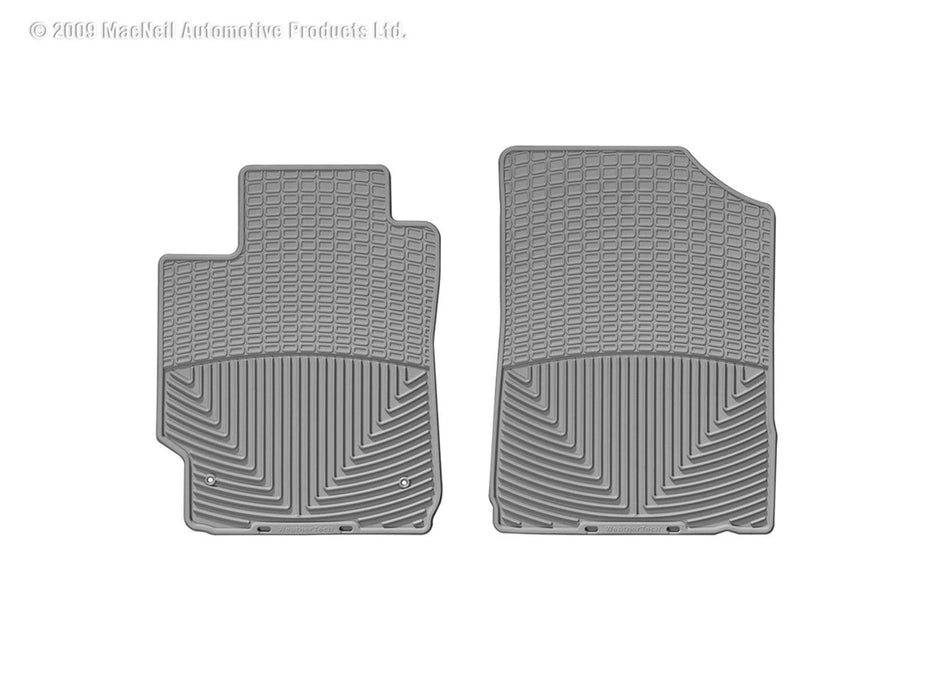 Weathertech W71GR - All Weather Floor Mats Gray Front - Truck Part Superstore