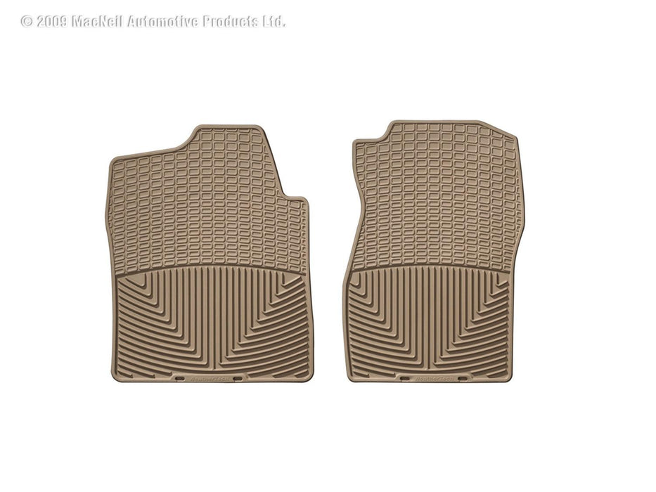 Weathertech W72TN - All Weather Floor Mats Tan Front - Truck Part Superstore