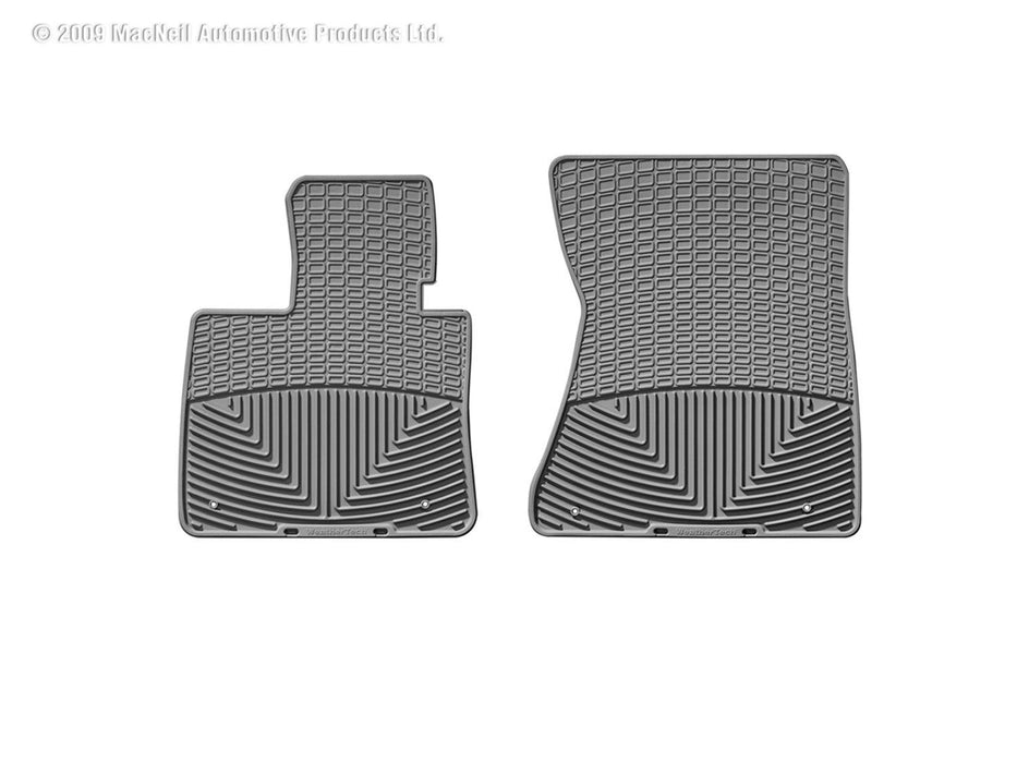 Weathertech W74GR - All Weather Floor Mats Gray Front - Truck Part Superstore