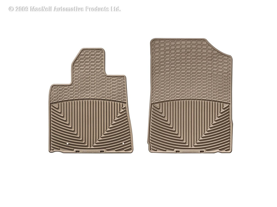 Weathertech W76TN - All Weather Floor Mats Tan Front - Truck Part Superstore