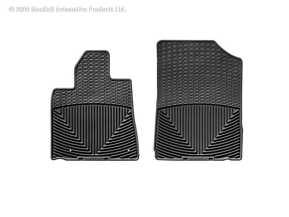 Weathertech W76 - All Weather Floor Mats Black Front - Truck Part Superstore