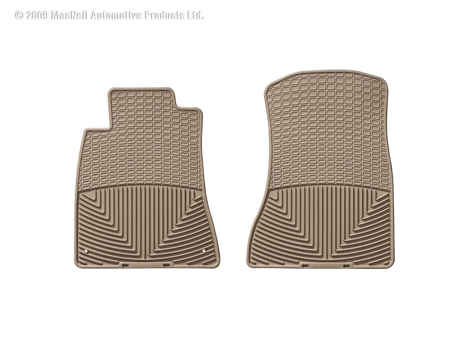 Weathertech W77TN - All Weather Floor Mats Tan Front - Truck Part Superstore