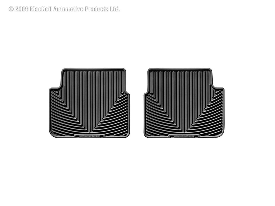 Weathertech W80 - All Weather Floor Mats Black Rear - Truck Part Superstore