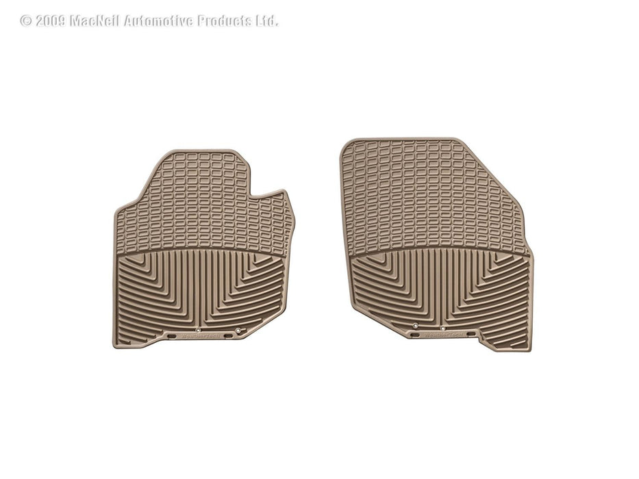 Weathertech W84TN - All Weather Floor Mats Tan Front - Truck Part Superstore