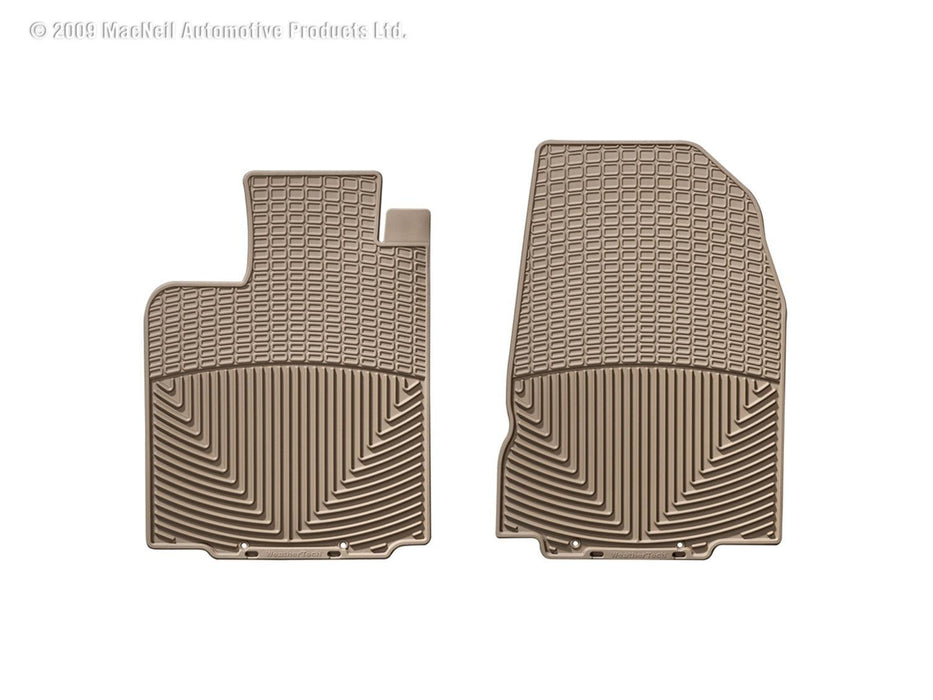 Weathertech W87TN - All Weather Floor Mats Tan Front - Truck Part Superstore
