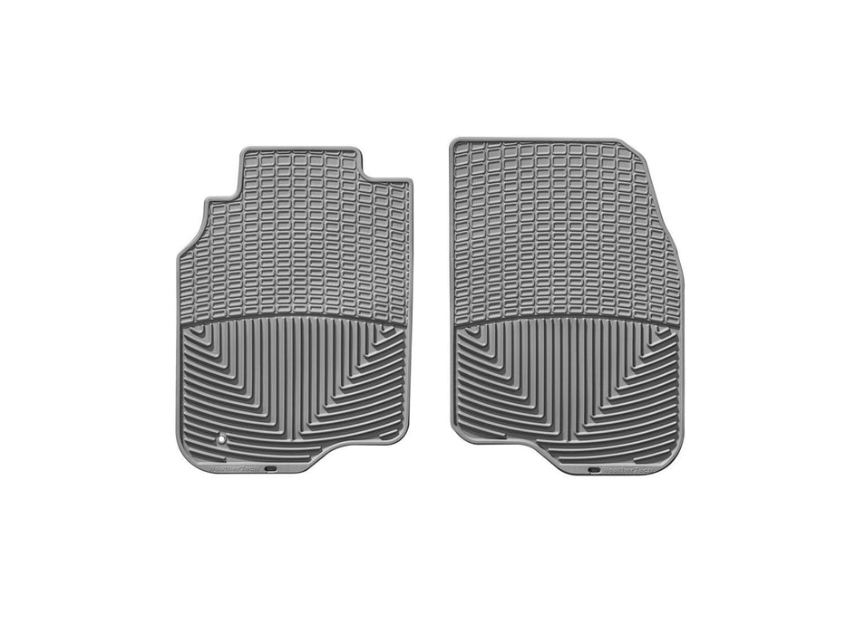 Weathertech W89GR - All Weather Floor Mats Gray Front - Truck Part Superstore