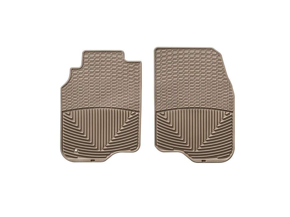 Weathertech W89TN - All Weather Floor Mats Tan Front - Truck Part Superstore