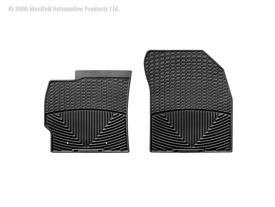 Weathertech W92 - All Weather Floor Mats Black Front - Truck Part Superstore