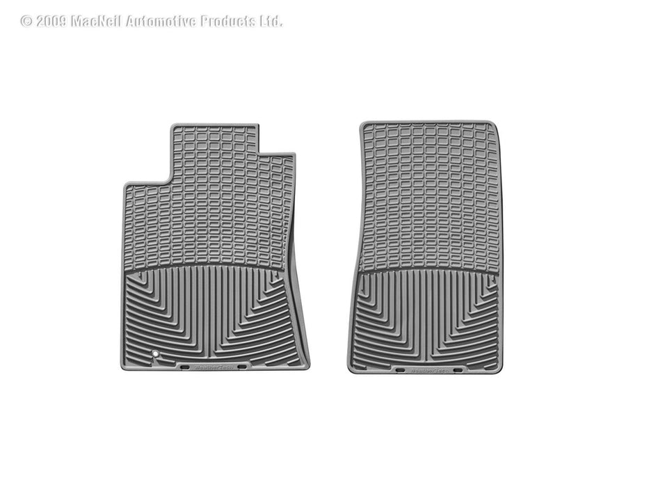 Weathertech W93GR - All Weather Floor Mats Gray Front - Truck Part Superstore