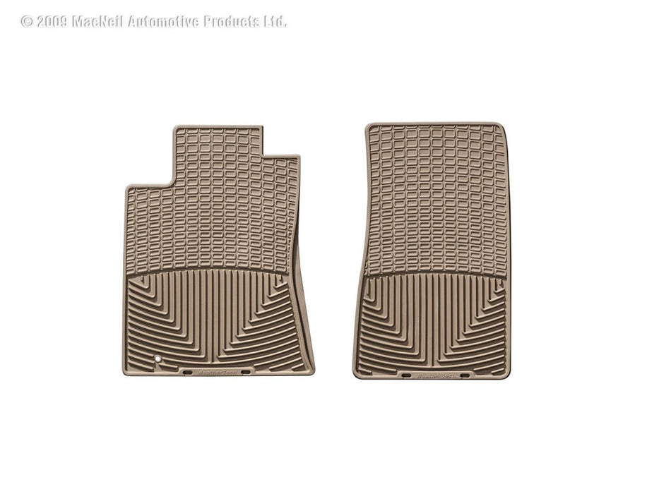 Weathertech W93TN - All Weather Floor Mats Tan Front - Truck Part Superstore