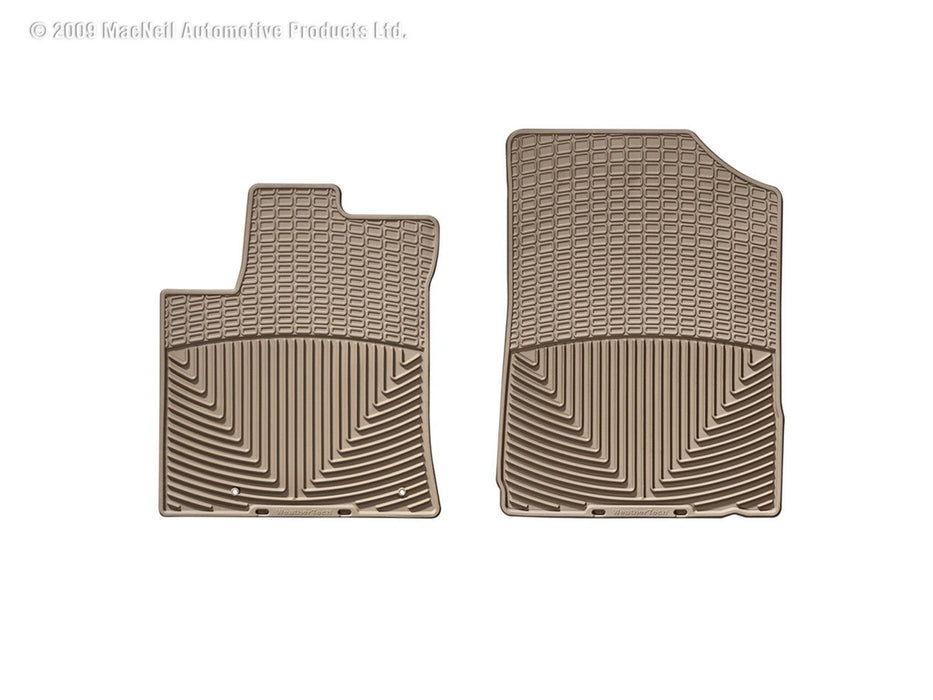Weathertech W96TN - All Weather Floor Mats Tan Front - Truck Part Superstore