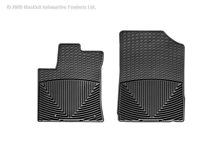 Weathertech W96 - All Weather Floor Mats Black Front - Truck Part Superstore