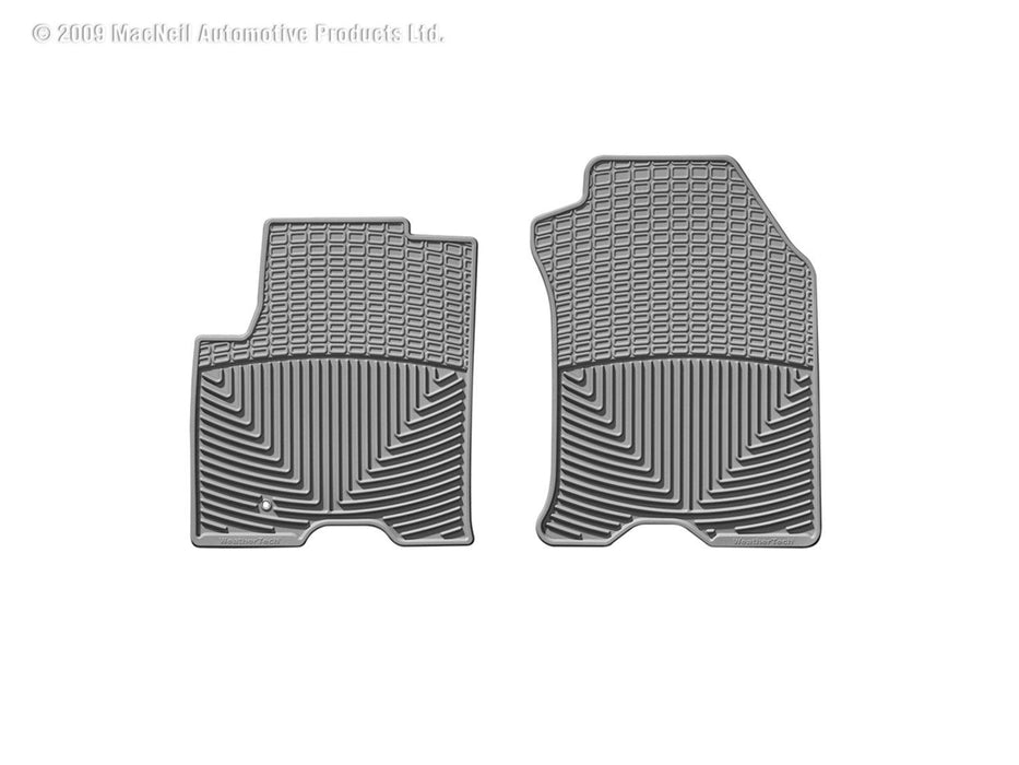 Weathertech W98GR - All Weather Floor Mats Gray Front - Truck Part Superstore