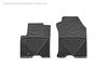 Weathertech W98 - All Weather Floor Mats Black Front - Truck Part Superstore