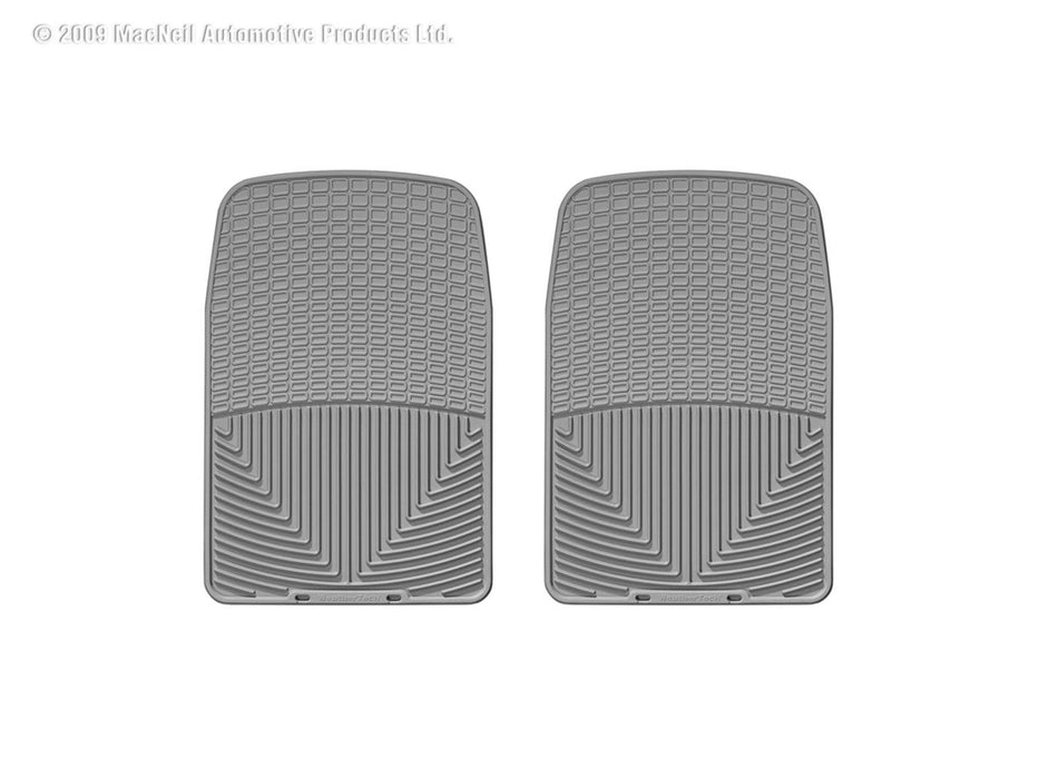 Weathertech W9GR - All Weather Floor Mats Gray Front - Truck Part Superstore