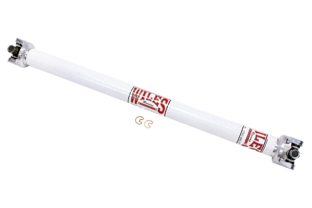 WILES RACING DRIVESHAFTS CF225380 C/F Driveshaft 2-1/4in Dia 38in Long