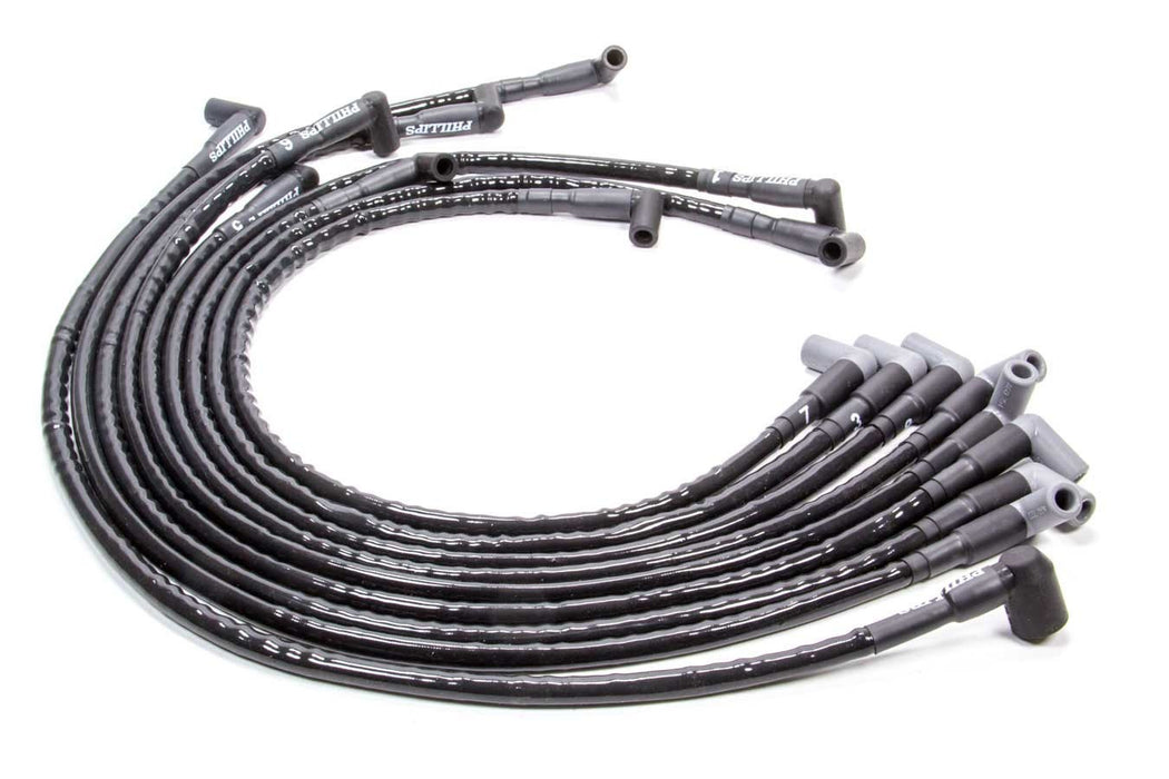 WOODY WIRES S817 SBC Plug Wires HEI Type Around Back