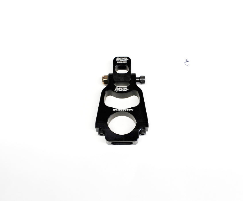 WEHRS MACHINE WM25815045H Clamp on Hood Pin Mount Hinged 1-1/4 x 4-1/2in