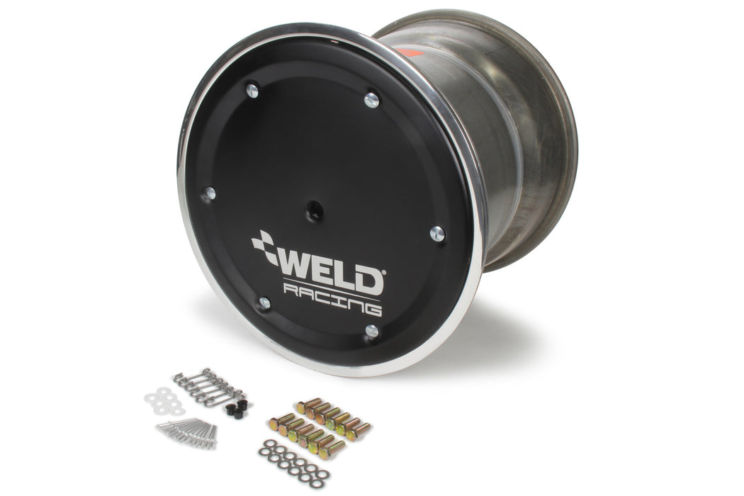 WELD RACING 559-5405BC-6 15x14 Wide  5 XL 5in BS w/Black Cover No-Loc