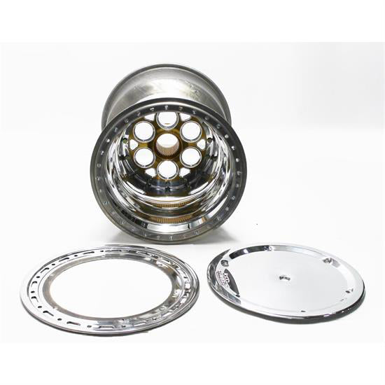 WELD RACING 735-51856-6 15x18 42 Spline 6in BS Bead-Loc w/Cover