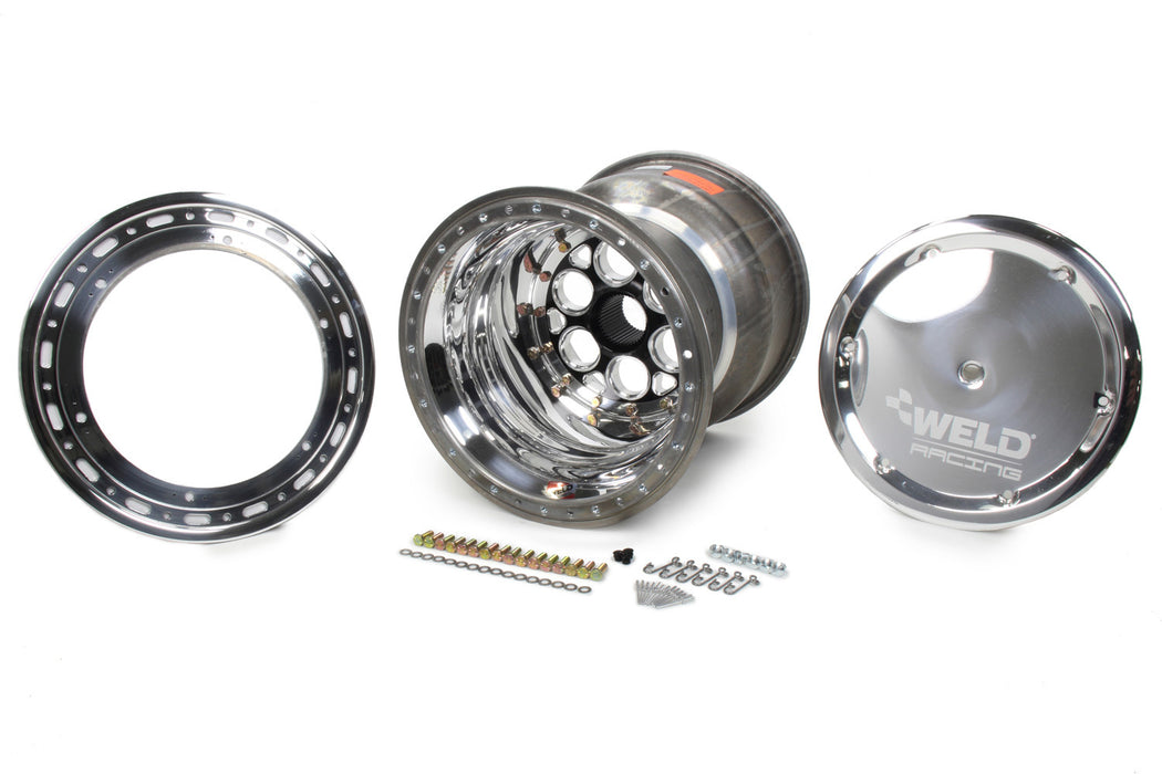 WELD RACING 735B-51857-6 15x18 42 Spline 7in BS Bead-Loc w/Cover