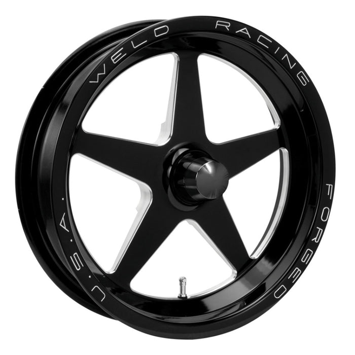 WELD RACING 88B-15001 15x3.5 Aluma Star 2.0 Strange Spndle Mnt Blk