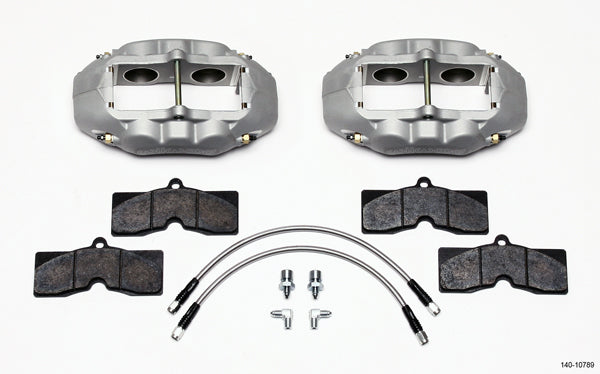 WILWOOD 140-10789 Front Brake Kit 65-82 Corvette Clear Anodized