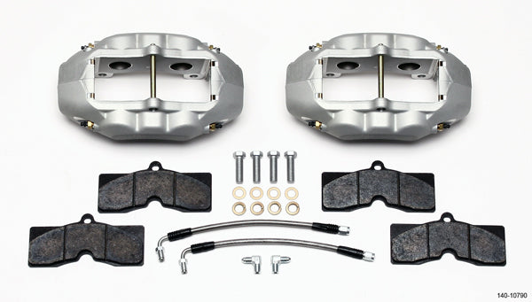 WILWOOD 140-10790 Rear Brake Kit 65-82 Corvette Clear Anodized
