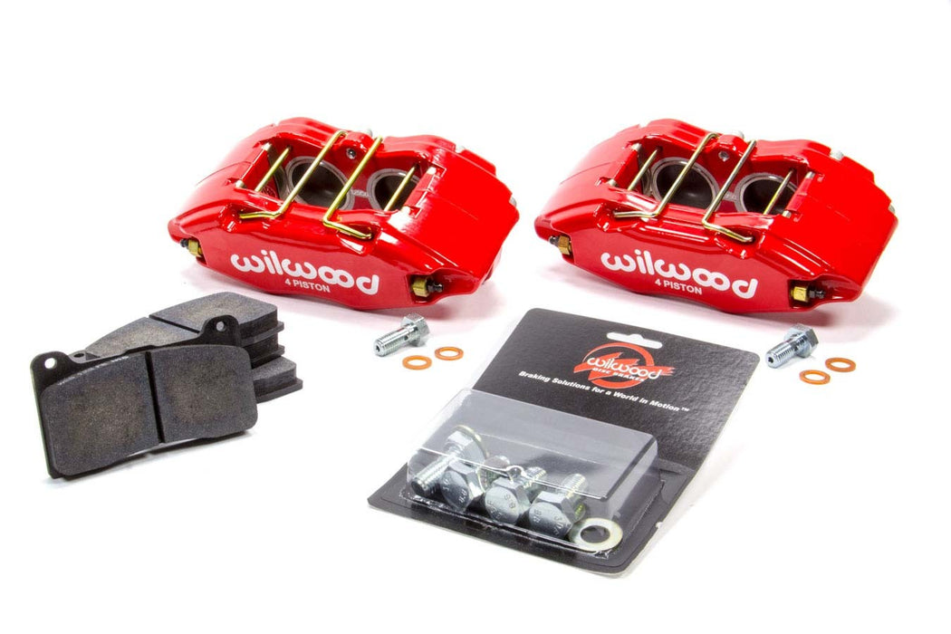 WILWOOD 140-13029-R Caliper & Pad Kit Front Honda/Acura Red