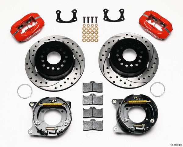 WILWOOD 140-13511-DR Rear Disc Brake Kit with Park BOP 2.75in Offset