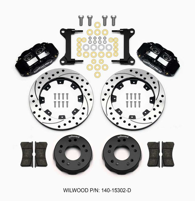 WILWOOD 140-15302-D Front Disc Brake Kit C10 Pro Spindle 12.19in