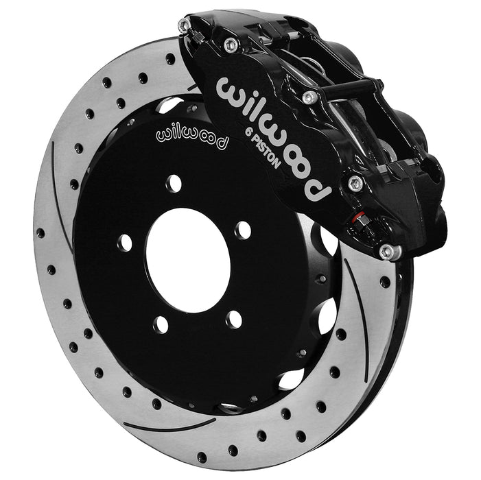 WILWOOD 140-16847-D Brake Kit Front Honda Civic 13+ Drilled Black