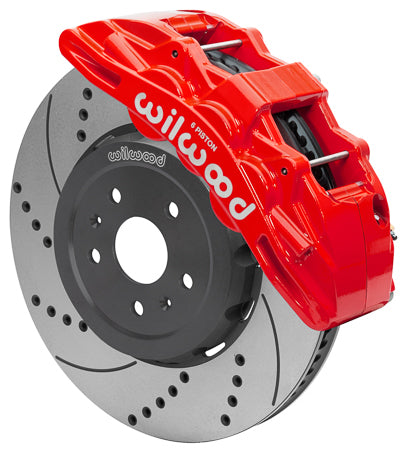 WILWOOD 140-17004-DR Brake Kit Front Corvette C8 SX6R Drilled