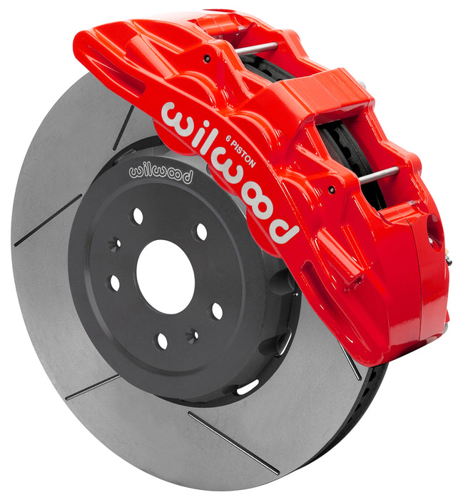 WILWOOD 140-17004-R Brake Kit Front Corvette C8 SX6R Slotted