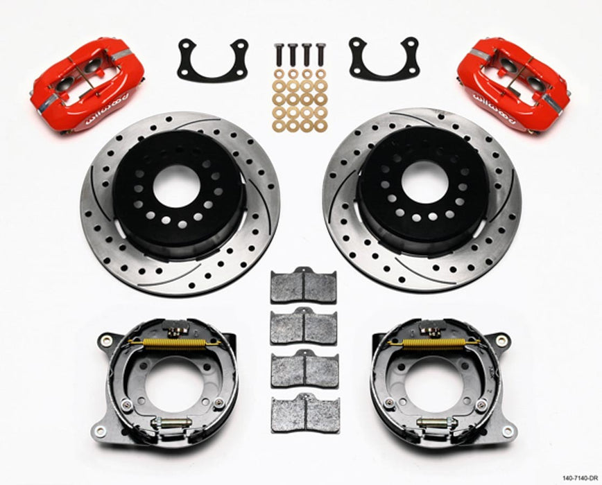 WILWOOD 140-7140-DR Big Ford New Style 2.50 Offset Drilled / Red