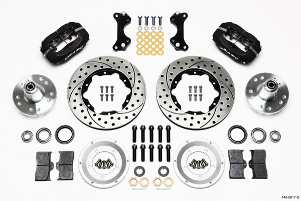WILWOOD 140-9917-D Brake Kit Front WWE Pro Spindle 11in Dia Rtr