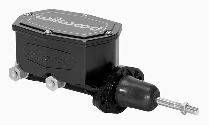 WILWOOD 260-15540-BK Master Cylinder Tandem Compact 1.0in Bore