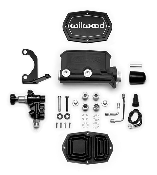 WILWOOD 261-14964-BK Master Cylinder Tandem 1.10 in DIA Black