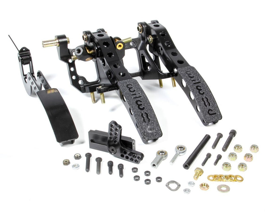 WILWOOD 340-12411 Pedal Assy Floor Mount w/Throttle Pedal & Link
