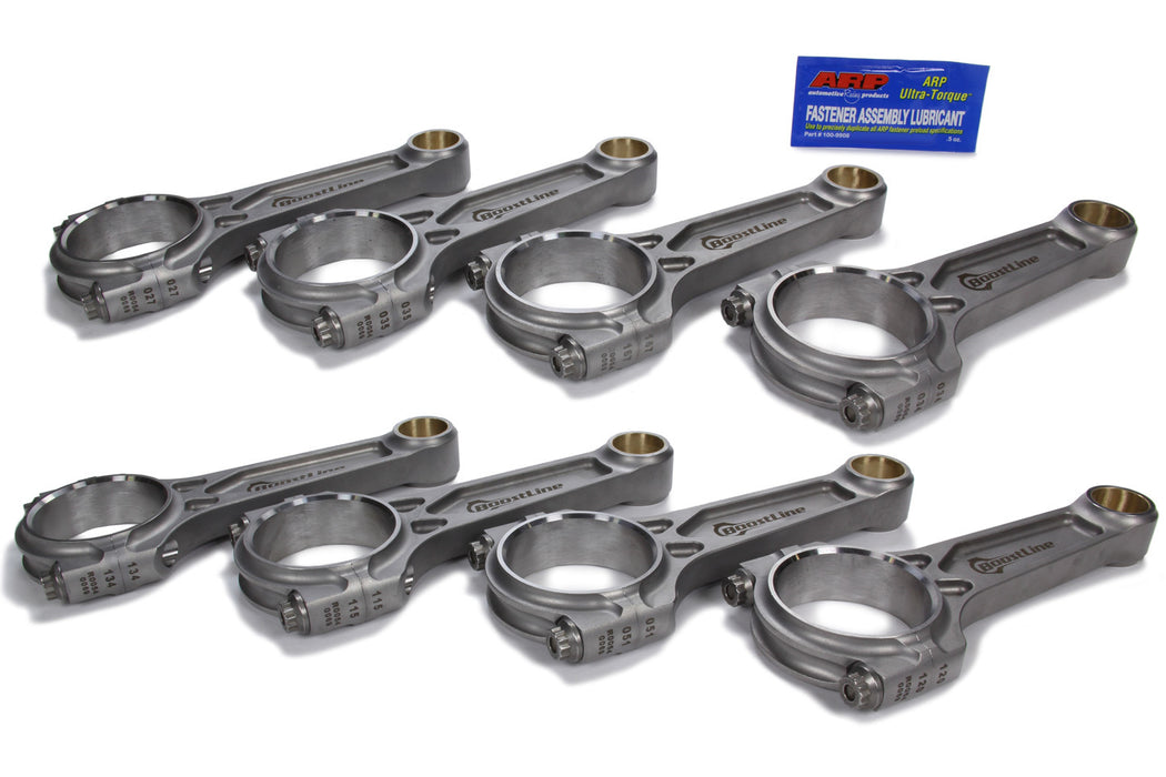 WISECO BC6700-990 4340 Forged I-Beam Rods 6.700 BBC