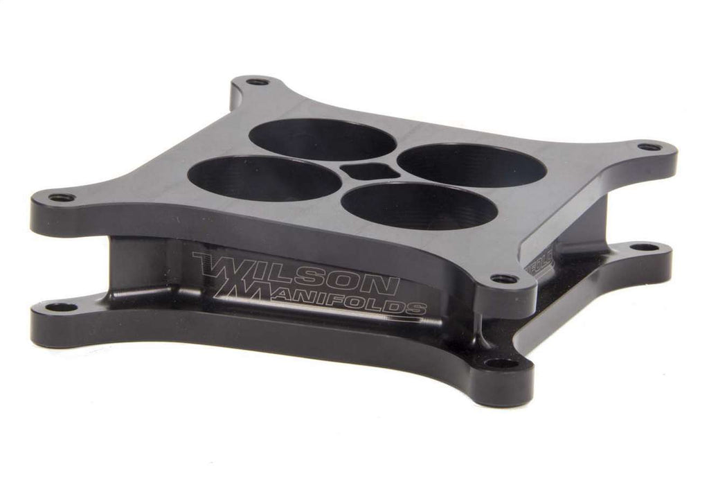 WILSON MANIFOLDS 003150 Angled Carb Spacer 4150 2in 4-Hole Tapered