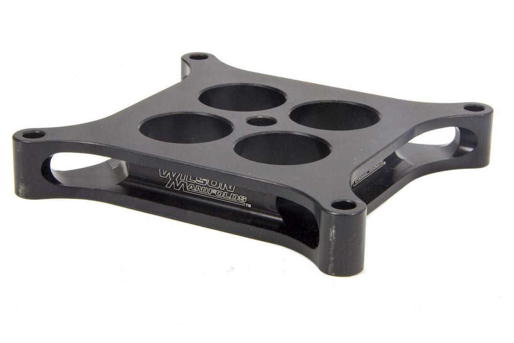 WILSON MANIFOLDS 014210 Carburetor Spacer - 4150 1in 4-Hole L/W Tapered