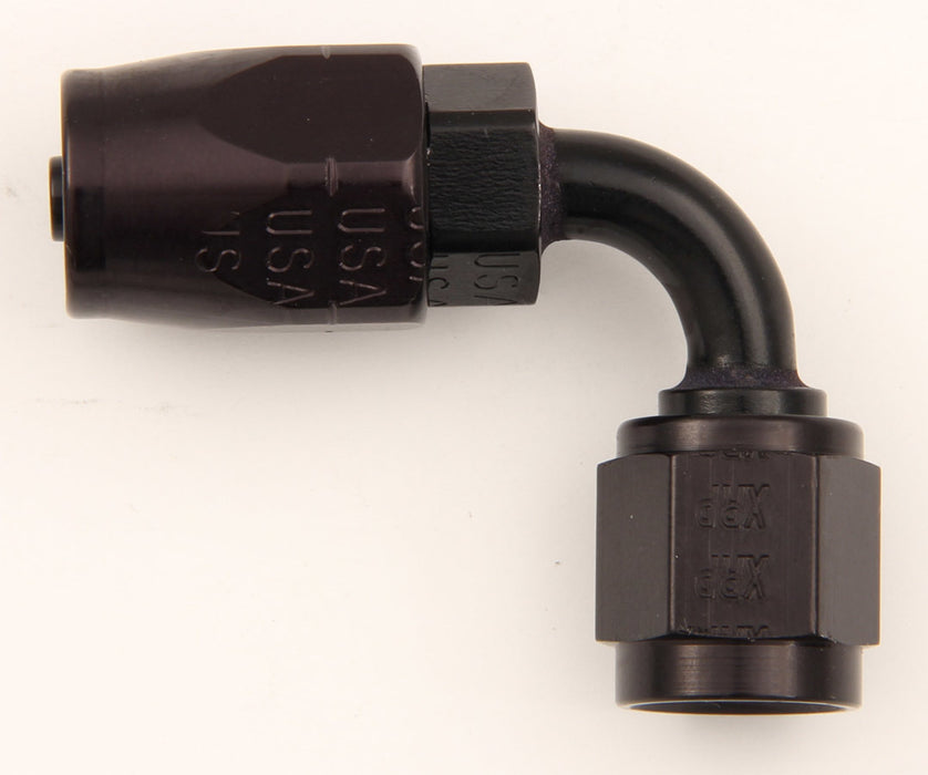 XRP-XTREME RACING PROD. 109004BB #4 90 Deg Hose End Black
