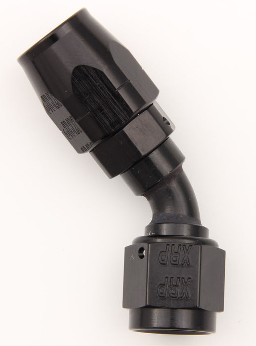 XRP-XTREME RACING PROD. 204510BB #10 45 Deg Dbl Swivel Hose End Black