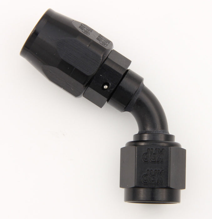 XRP-XTREME RACING PROD. 206010BB #10 60 Deg Dbl Swivel Hose End Black
