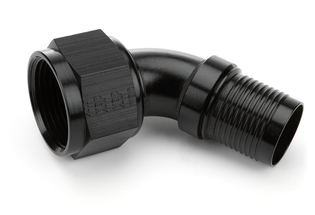 XRP-XTREME RACING PROD. 226016 16an 60-Deg HS-79 Hose End - Crimp Style Black
